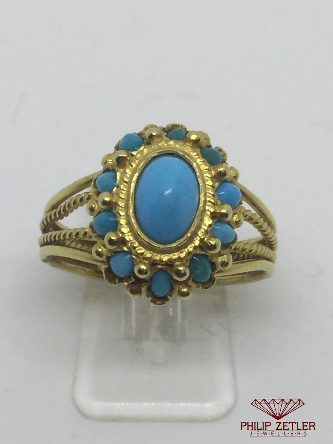 18ct Turquoise Dress Ring