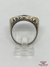 Load image into Gallery viewer, 9ct Garnet &amp; Opal Antique Dress Ring
