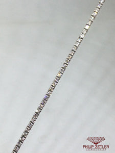18ct White Gold Diamond Tennis Bracelet