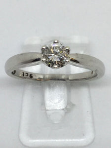 9ct Diamond & White Gold Cartier Design Ring