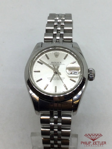 Rolex Ladies Stainless Fluted Bezel