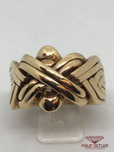 Load image into Gallery viewer, 18 ct Gents Turkish Puzzle Ring
