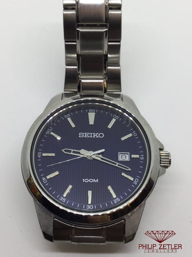 Seiko Gents Steel Date Quartz Watch