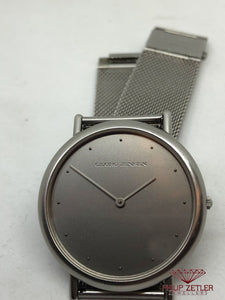 Georg Jensen Koppel Stainless Steel Dress Watch.