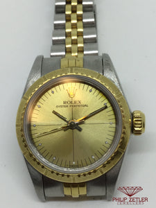 Rolex Ladies Gold & Steel Oyster Perpetual