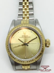 Rolex Ladies Gold & Steel Oyster Perpetual