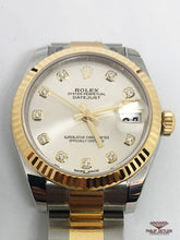 Load image into Gallery viewer, Rolex Ladies Datejust Gold &amp; Steel &amp;  Diamonds 18ct
