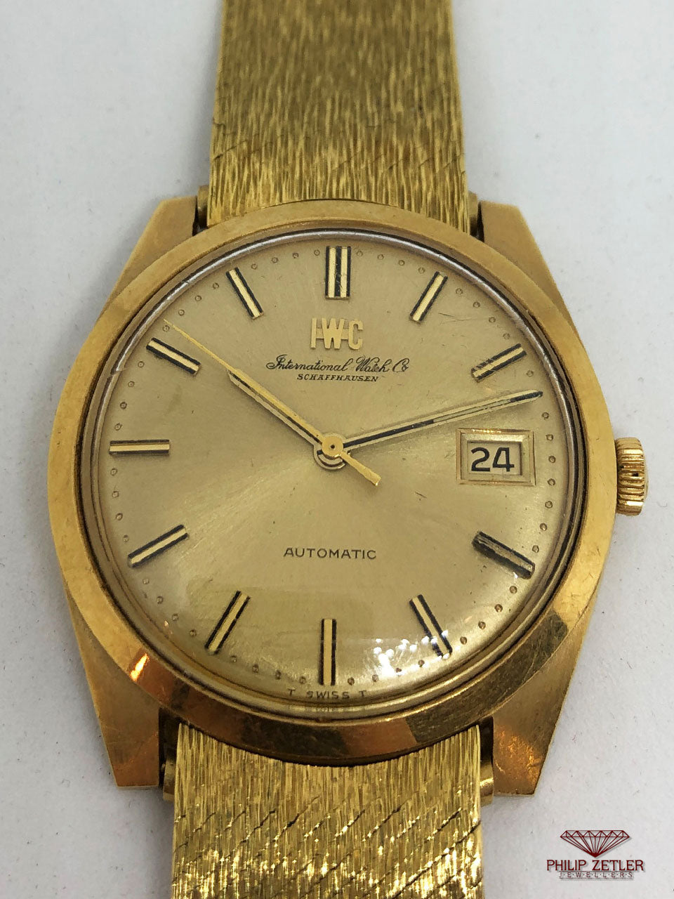 IWC Automatic 18ct Gold Vintage 1960's