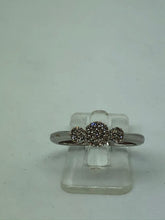 Load image into Gallery viewer, 9ct White Gold Cluster Diamond Ring
