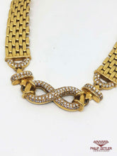 Load image into Gallery viewer, 18ct Gold &amp; Diamond Infinity Necklace
