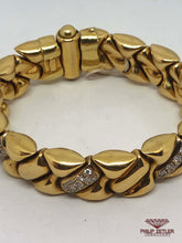 Afbeelding in Gallery-weergave laden, 18ct Gold &amp; Diamond Bracelet
