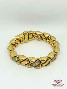 18ct Gold & Diamond Bracelet
