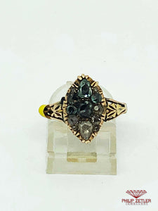 I5 ct Multicolor Anitique  Diamond Ring