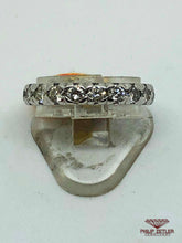 Charger l&#39;image dans la galerie, 18ct Diamond &amp; White Gold Eternity Ring
