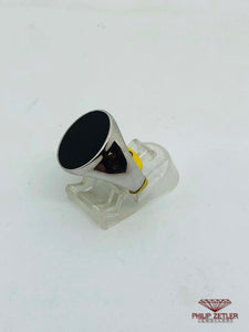 Onyx and Silver Signet Ring