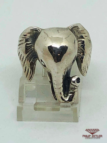 Silver Elephant Ring